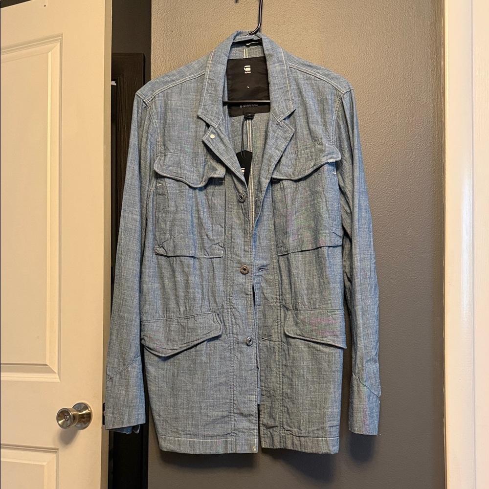 G-Star Denim Blue Light Weight Lockstart Chambray